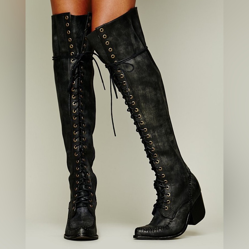 Jeffrey Campbell James Lace Up Boots